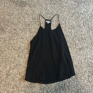 Small Naked Zebra Black Tank